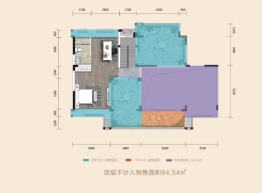 华西城5室2厅3卫建面184.97㎡