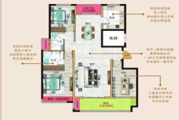 汇贤状元公馆3室2厅1厨2卫建面142.00㎡