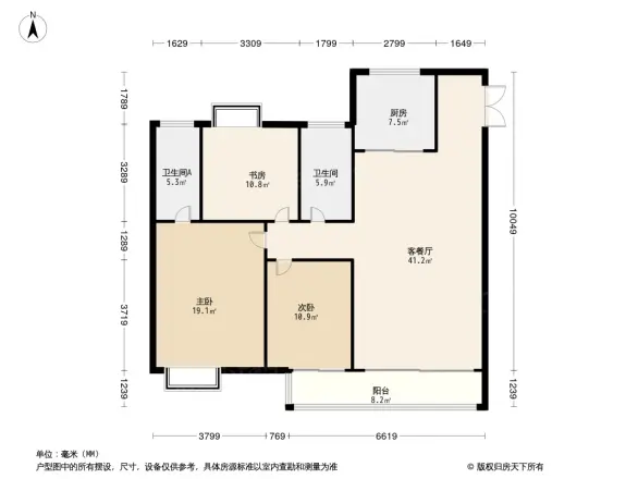 昆仑御户型图