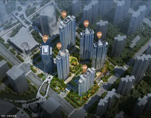 御江壹品青山印写字楼效果图