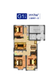 紫金园天骄御园3室2厅1厨1卫建面117.00㎡