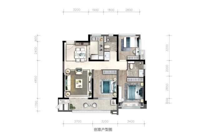 中海悦江府户型图