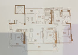 水城花园4室2厅1厨2卫建面155.00㎡