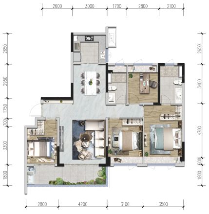 正源荟.艺境户型图