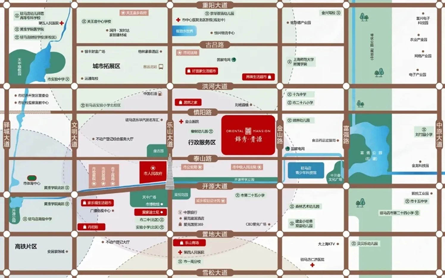 锦绣贵源交通图