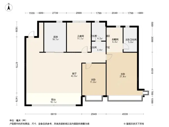 龙湖天璞户型图