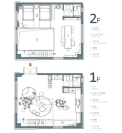 eden 春山里1室1厅1厨1卫建面65.00㎡