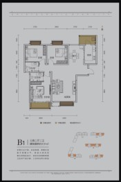 有色世家星城3室2厅1厨2卫建面131.00㎡