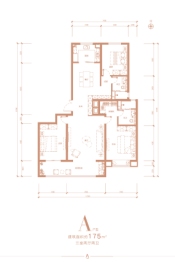 龙城金茂府3室2厅1厨2卫建面175.00㎡