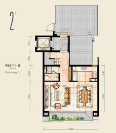 翡翠公园4室2厅1厨3卫建面135.0㎡