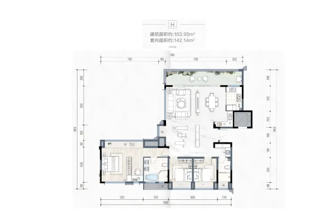 金科博翠未来户型图