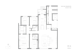 中海甲叁號院4室2厅2厨3卫建面180.00㎡