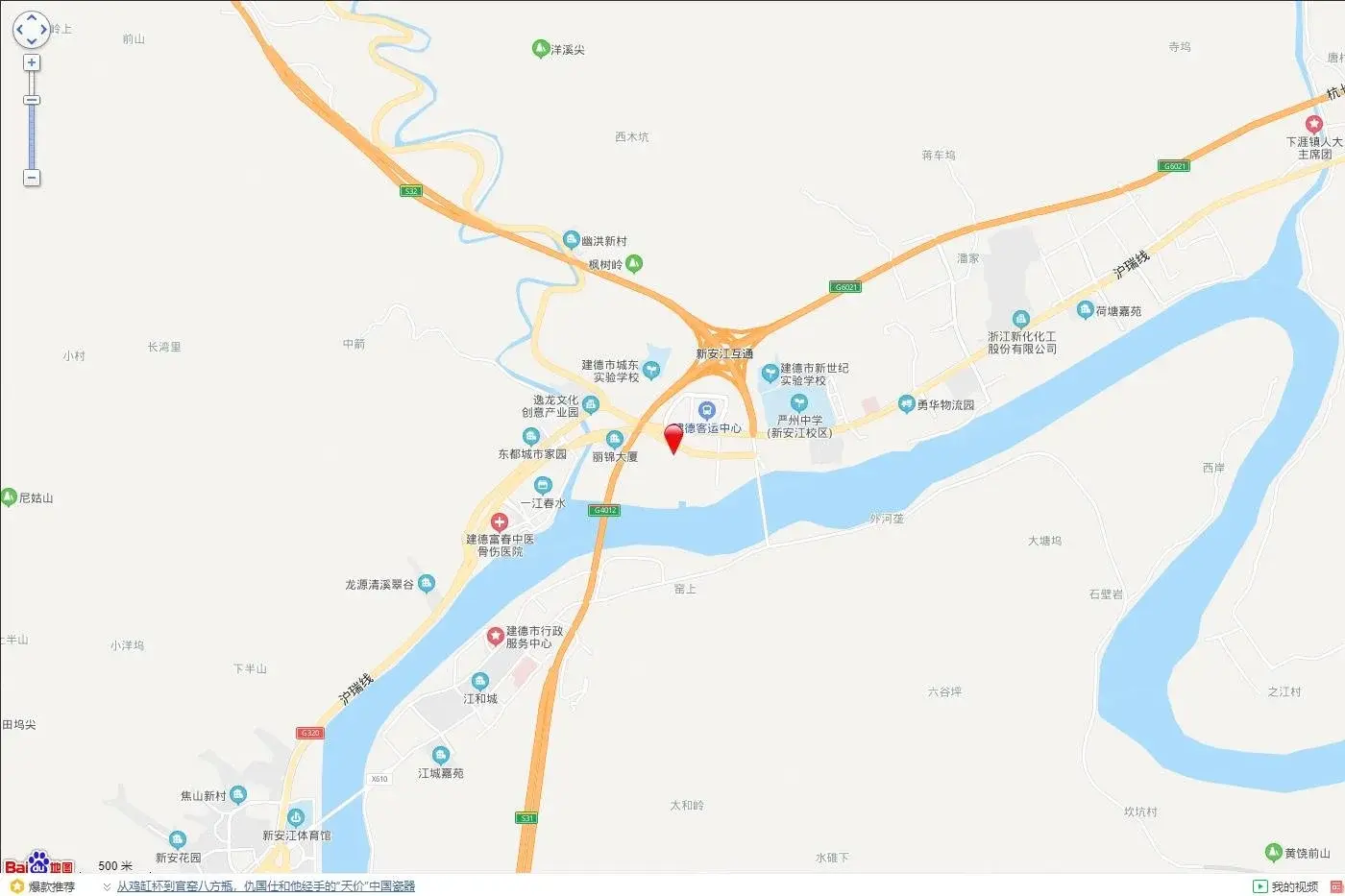 德信中南江上云起交通图