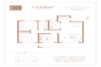 C户型1.4号楼125平