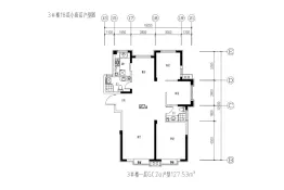 沁芳苑3室2厅1厨2卫建面127.53㎡