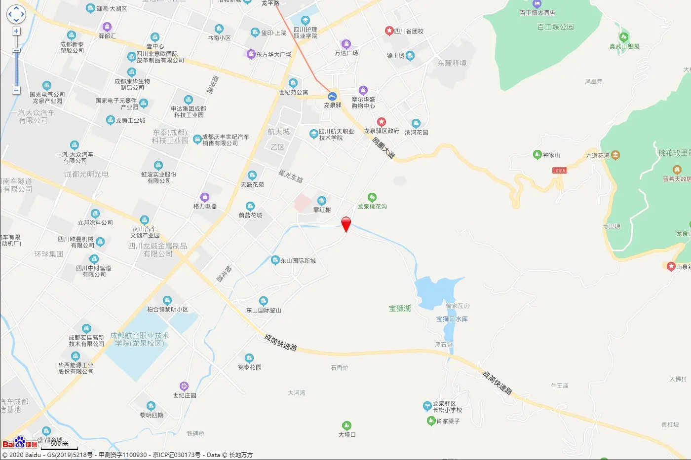 金科·博翠山交通图