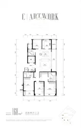 滨融府4室2厅1厨3卫建面168.00㎡