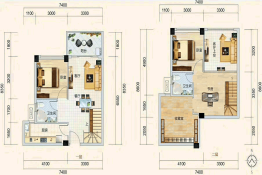 宝安兴隆椰林湾3室2厅1厨2卫建面57.00㎡