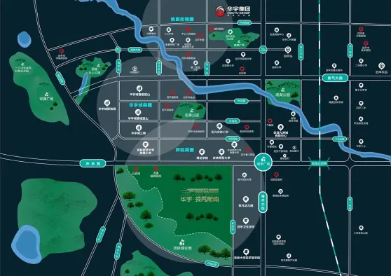 华宇·理想城交通图