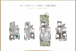 陕建·御湖壹号4室2厅1厨3卫建面146.00㎡