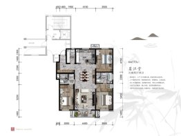 万科翡翠观澜3室2厅1厨2卫建面170.00㎡