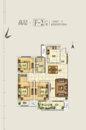 建业·春天里3室2厅1厨2卫建面105.00㎡