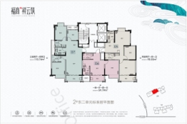 福商祥云府3室2厅1厨2卫建面59.00㎡