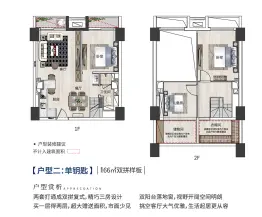 星都汇3室2厅1厨1卫建面66.00㎡