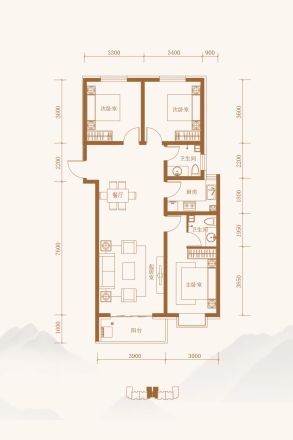 港湾家园户型图