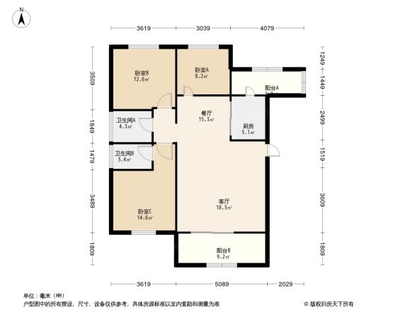 半山翠苑户型图
