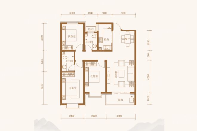 港湾家园户型图