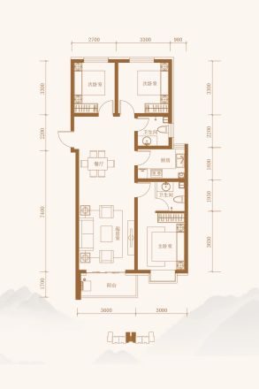 港湾家园户型图