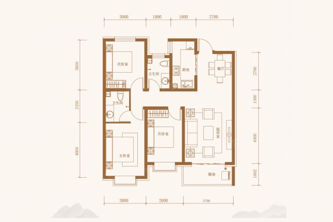 港湾家园户型图