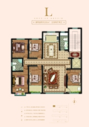 龙润紫宸华府5室2厅1厨2卫建面200.0㎡