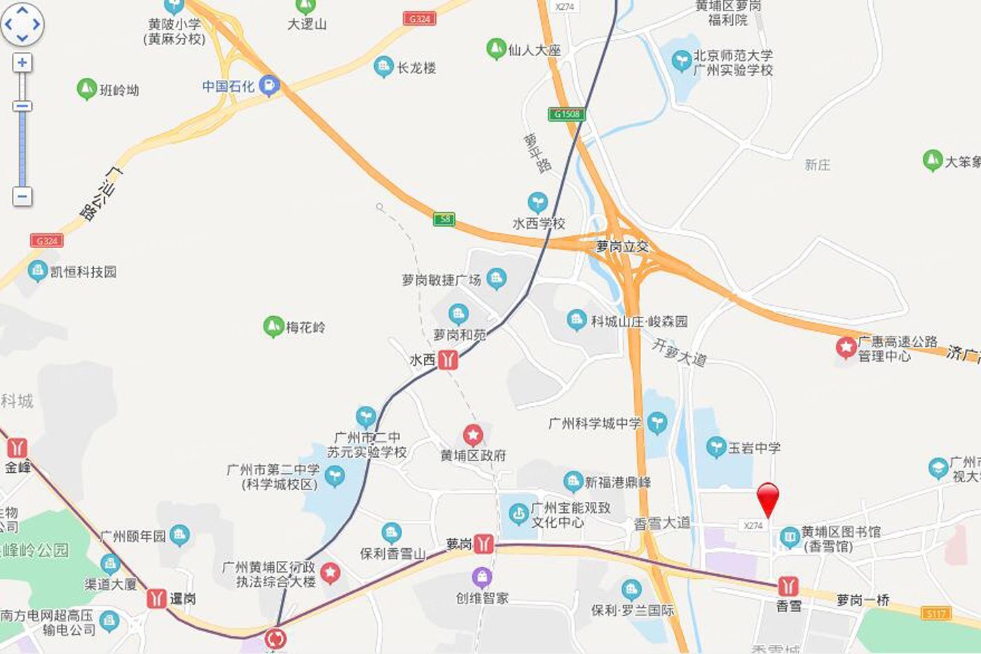香雪ATM天寓交通图