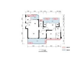 丽雅·珑璟台3室2厅1厨2卫建面118.00㎡