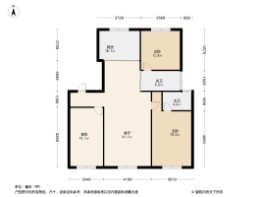 碧桂园·星作3室2厅1厨2卫建面125.00㎡