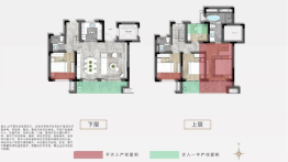 滨江正荣府5室2厅1厨2卫建面135.00㎡