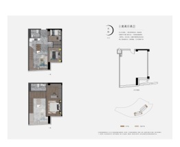 奥体国际3室2厅1厨2卫建面65.00㎡