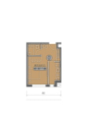 凯盛源广场1室1厅1厨1卫建面44.66㎡