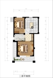 北大川度假区2期18号楼B1户型图