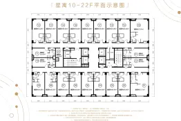 鲁商中心星寓1室1厅1厨1卫建面24.00㎡