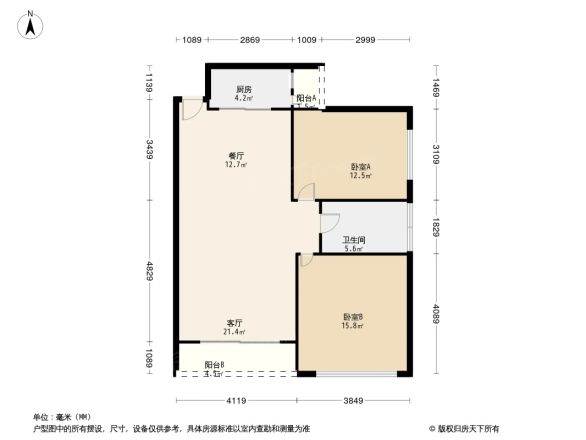 奥园金域商住楼户型图