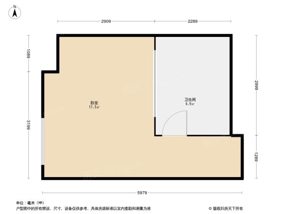 华鸿公寓酒店户型图