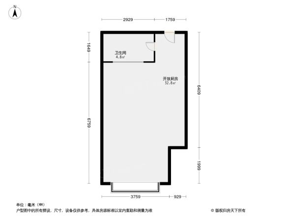 置贤大厦户型图
