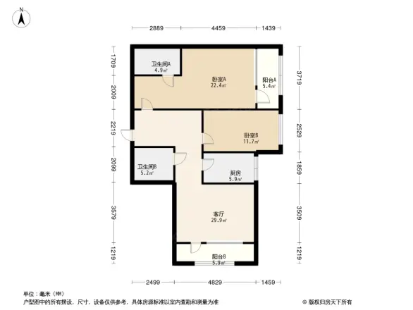 长青小区户型图