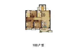 中奥天奕云著3室2厅1厨2卫建面100.00㎡