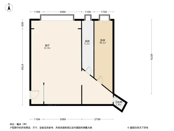 飞天家园B区户型图