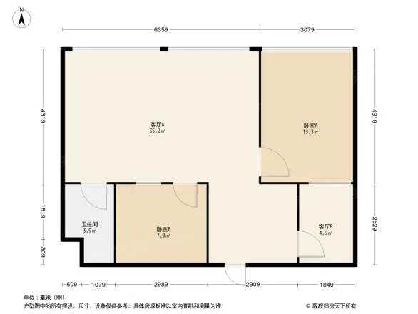 荣庆花园户型图