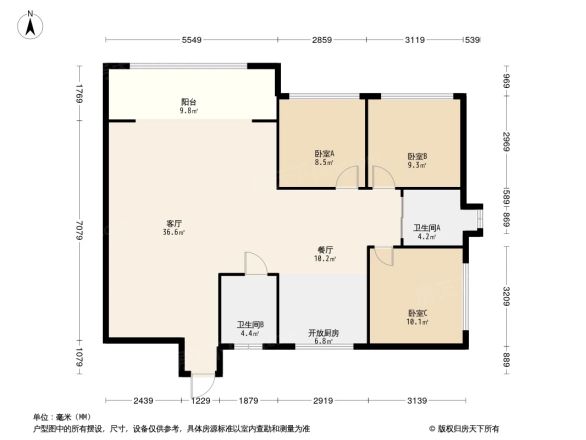 攀华大厦户型图
